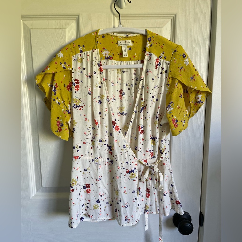 Anthropologie Bon Voyage Blouse